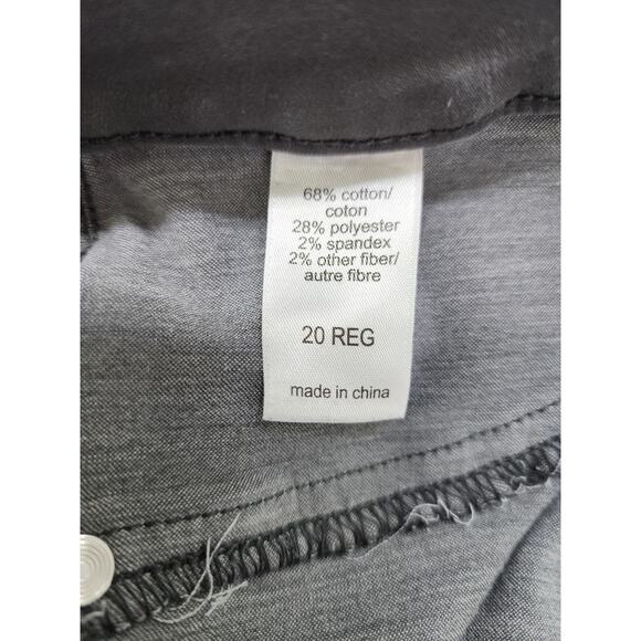Maurices High Rise Skinny Jeans Size 20 Gray Stretch Denim Ankle Casual Neutral - Picture 6 of 12